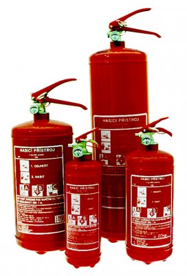 Hasicí přístroje práškové